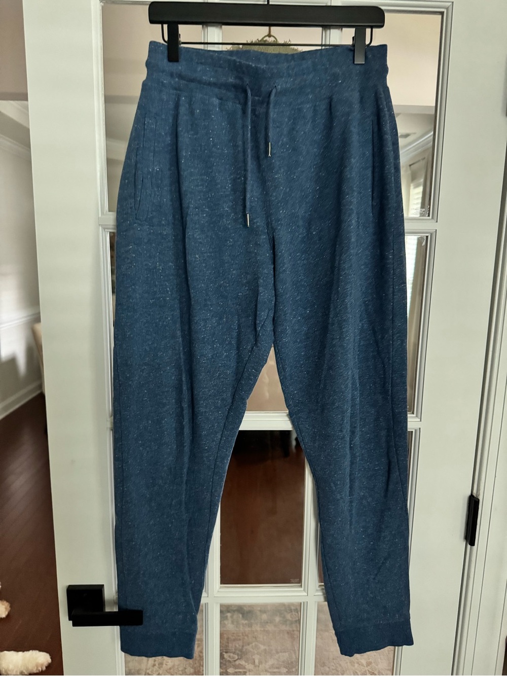 Peter Millar Navy Speckled Drawstring Joggers
